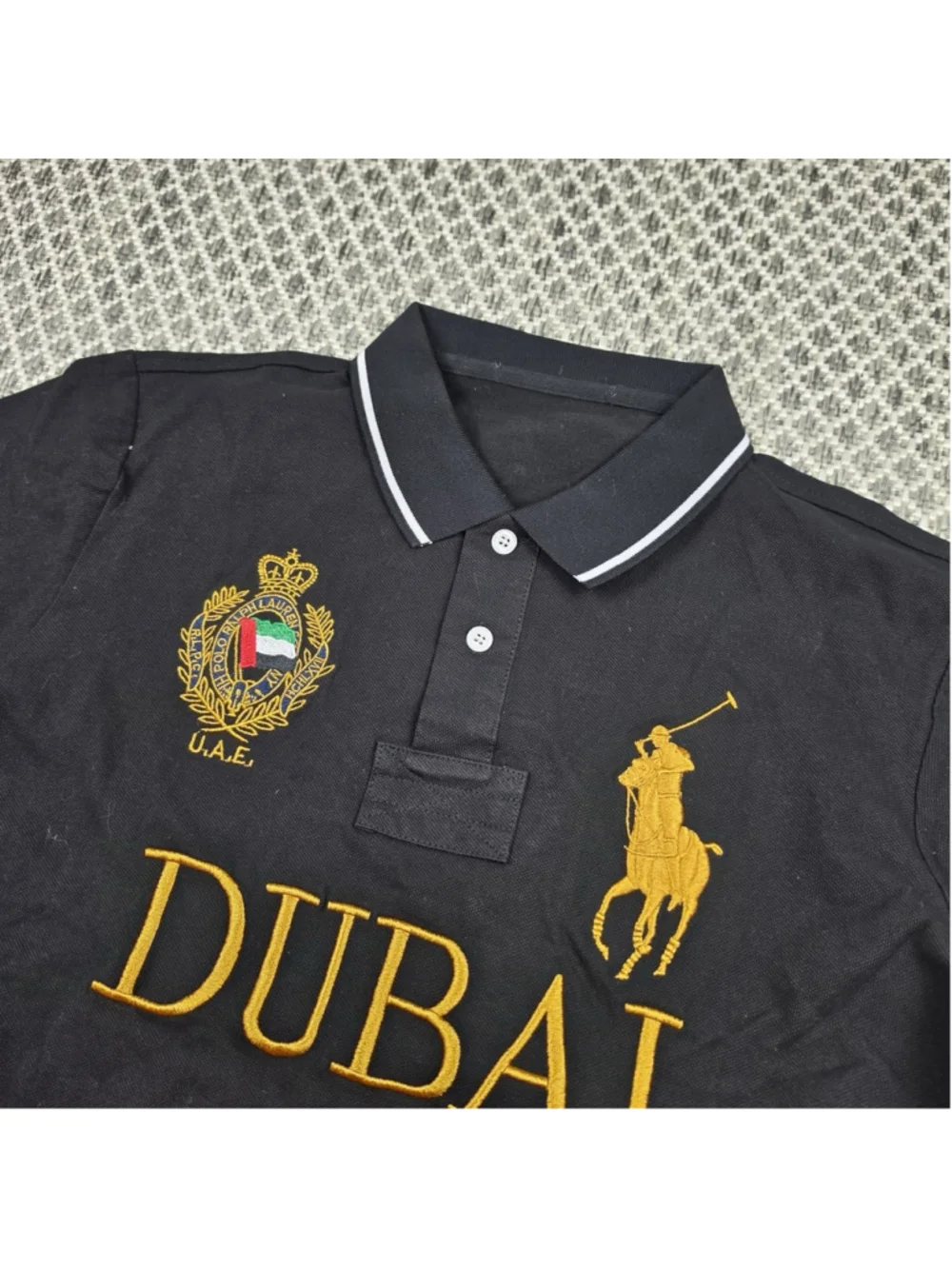 Big Pony City Polo Shirts L Dubai Milan Chicago Lot of 3